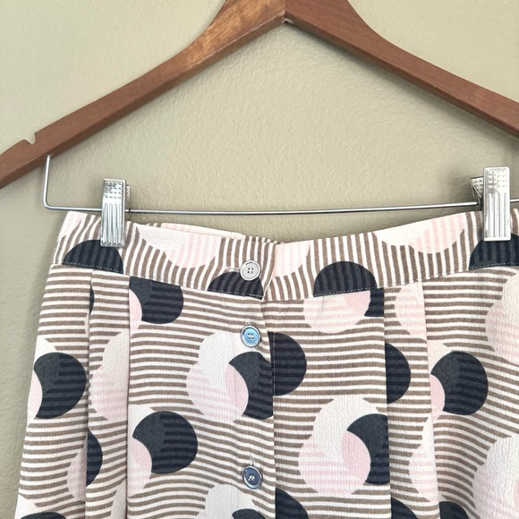 ❤️5/$25 1. State Bubble Print Polka Dot Midi Skirt Pink Size Small - Picture 3 of 6